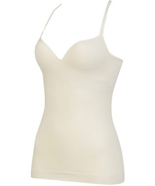 WACOAL 【GOCOCi ゴコチ】 カップ付きインナー ぴったりフィット ズレにくい 洗濯機洗い可能(ネット使用) ブラキャミソール ブラトップ レディース ノンワイヤー UGG122 /ワコール アイボリー