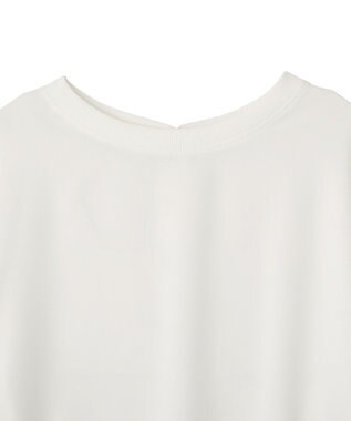 YECCA VECCA 2wayリブMIXジョーゼットブラウス White