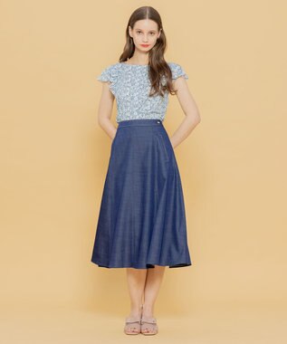 TOCCA 【LIBERTY社オリジナル素材】【洗える！】FLORAL STORY ブラウス ブルー系5