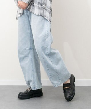 Bridget Birkin 【PARADIS COULEUR】メタルバーフリンジローファー ブラック