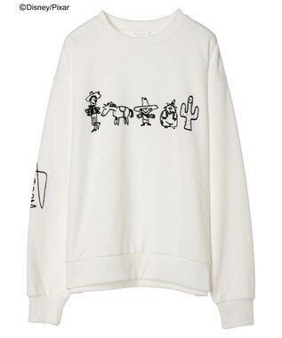 Green Parks ＴＯＹ　ＳＴＯＲＹ／フロッキー裏毛プルオーバー White