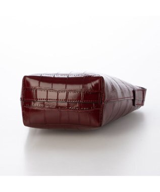 UNBILLION カシュカシュ cachechche / クロコ型押し2wayミニショルダー ワイン