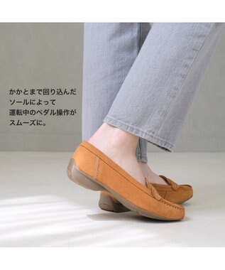 Pointer 本革ドライビングシューズ キャメル(ヌバック)