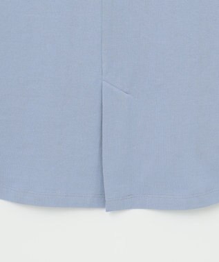 J.PRESS LADIES L エンブロイダリー ロゴ Tシャツ サックスブルー系