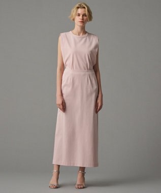 uncrave 【接触冷感・UVカット】ダブルフェイスジャージー スカート（uncrave STANDARD） ピンク