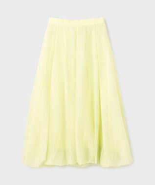GRACE CONTINENTAL バルーンシアースカート イエロー
