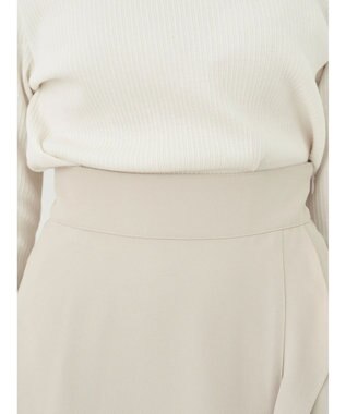 earth music&ecology ラッフルフリルイレヘムスカート Beige