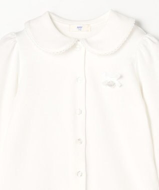 ANY KIDS 丸襟 カットソーブラウス ホワイト