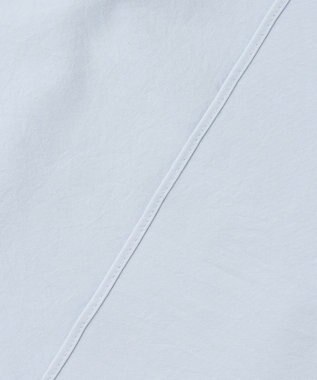 ICB 【先行予約】ヴィンテージスパンブロード シャツカラードルマンスリーブブラウス サックスグレー