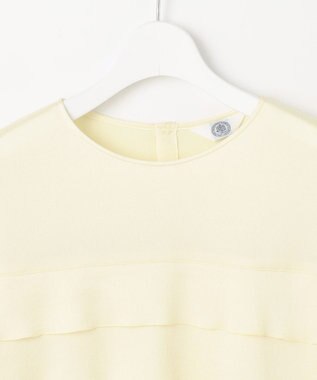 J.PRESS LADIES 【洗える】ヴィンテージWAVE ブラウス イエロー系