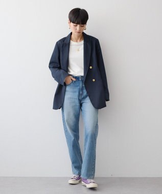 AMERICAN HOLIC Ｗボタンテーラードジャケット Navy