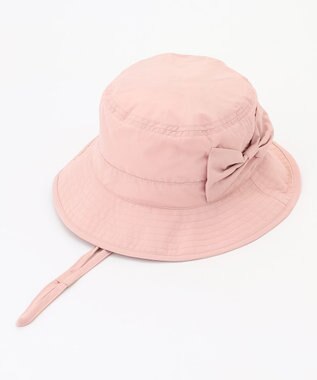 ANY KIDS 【UVカット/撥水/日よけ付き】バケットハット ピンク