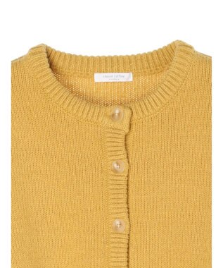 Green Parks クルーネックカーディガン Mustard