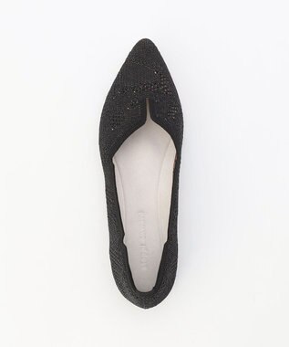 steppi ポインテッド レース パンプス ブラック