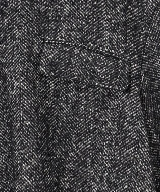 #Newans 【セットアップ可能】ワイドスリーブツイードプルオーバー グレー