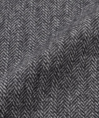 J.PRESS MEN リバーシブル カシミヤマフラー ライトグレー系1