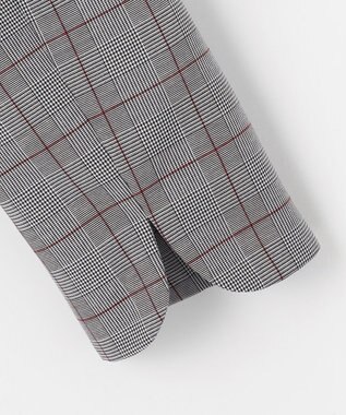 組曲 KIDS 【150-170㎝】グレンチェックジャケット＆プリーツワンピース セット ネイビー×チェック系