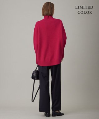 ICB 【新色追加・WEB限定カラーあり】 ソフトカシミヤミックス ハイネックニット オールドローズ系［WEB限定］