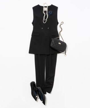 23区 【ご好評につき追加】2WAY パール ロング ネックレス ホワイト系