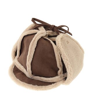 Green Parks ・ムートンフライトキャップ Brown