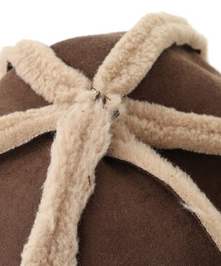 Green Parks ・ムートンフライトキャップ Brown