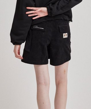 PW CIRCULUS 【WOMEN】コーデュロイ スカート見えショーツ ブラック系