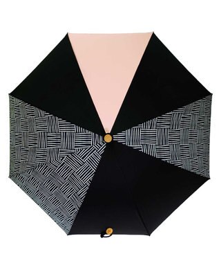 +RING 【UVカット95%以上】【UPF50＋】プラスリング レディース向け 晴雨兼用（長ショート） BLK T1294 黒