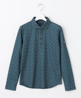 23区GOLF 【WOMEN】ＰＡＲＩＳ柄プリント 長袖シャツ ネイビー系5