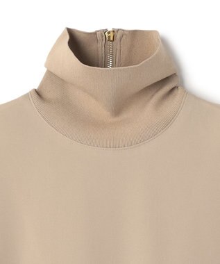 BEIGE， FLEUR / ドレープニット ネックドレス Beige