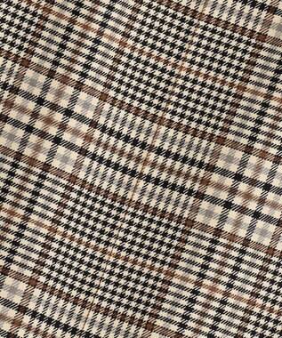 J.PRESS LADIES 【洗える】PL/Visストレッチチェック スカート ベージュ系3