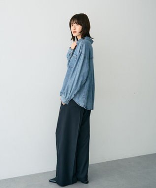 YECCA VECCA バイオ加工ヴィンテージデニムシャツ Indigo