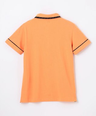 J.PRESS KIDS 【140-170cm】 T/Cライト鹿の子ポロシャツ オレンジ