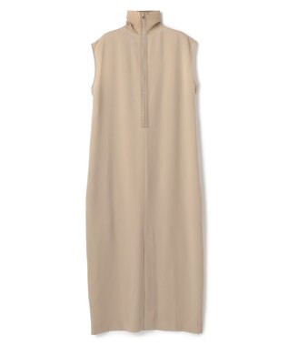 BEIGE， FLEUR / ドレープニット ネックドレス Beige