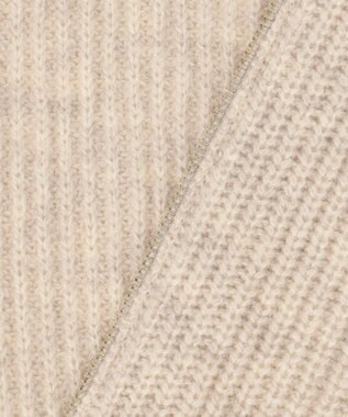 J.PRESS YORK STREET 【UNISEX】ウールカシミヤ ジップアップニット ベージュ系