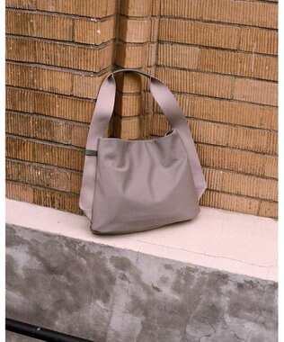 MIYABIYA LAQUOH【撥水加工】ミニマルナイロンワンショルダー (S) グレー