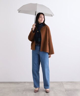 MOONBAT 【軽量/晴雨兼用】マッキントッシュ フィロソフィー 折りたたみ傘 Barbrella ライトグレー