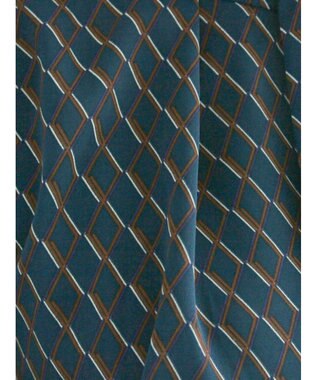 Te chichi パターンアソートボウタイブラウス グリーン