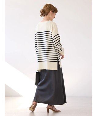 AMERICAN HOLIC イージーケアマーメイドサテンスカート Charcoal Gray