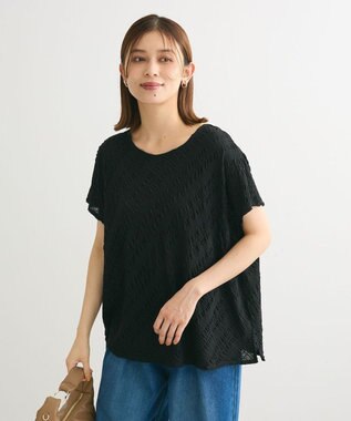 Green Parks ・ｆｕｒｒｙｒａｔｅバイヤスシャーリングプルオーバー Black