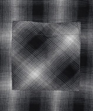 WEGO ショートチェックシャツ（S） ブラック