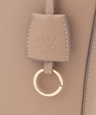 J.PRESS LADIES 【2way】スプリットレザー ナノポシェット バッグ ベージュ系