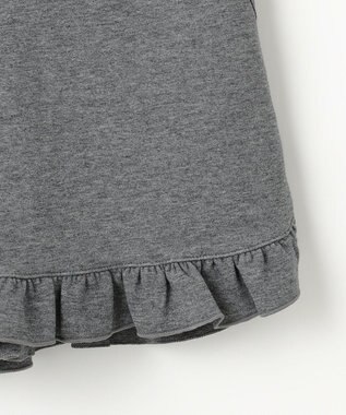 組曲 KIDS 【110-140㎝】カットショート パンツ チャコール系