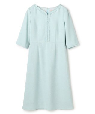 TOCCA FROST MIST TWEED ドレス スカイブルー系5