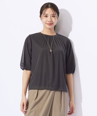  シアーレイヤード タックスリーブ カットソー
