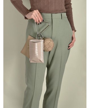 LA BAGAGERIE 【MONICA】トライアングルマルチショルダーバッグ キャメル