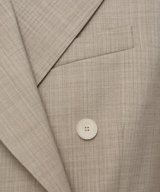 JOSEPH メランジストライプ　ジャケット Affogato