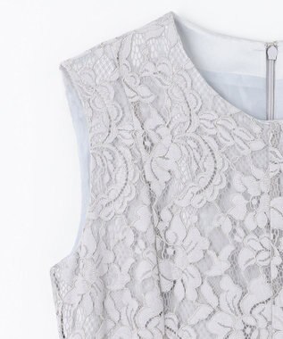 GRACE CONTINENTAL レースドレス グレー