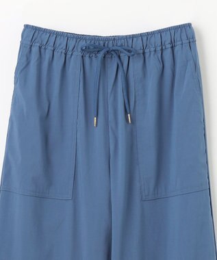 ANY L 【洗濯機可能/接触冷感/UVケア/イージーケア】清涼リラックスパンツ ブルー