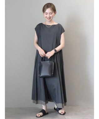 AMERICAN HOLIC ２ＷＡＹリバーシブルワンピース Charcoal Gray