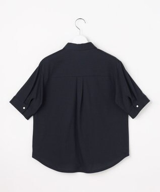 J.PRESS LADIES ドライコットン ポロ カットソー ネイビー系